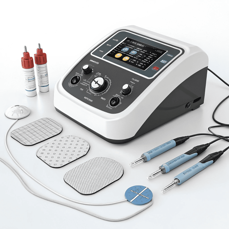 Muscle rehabilitation stimulator power supply