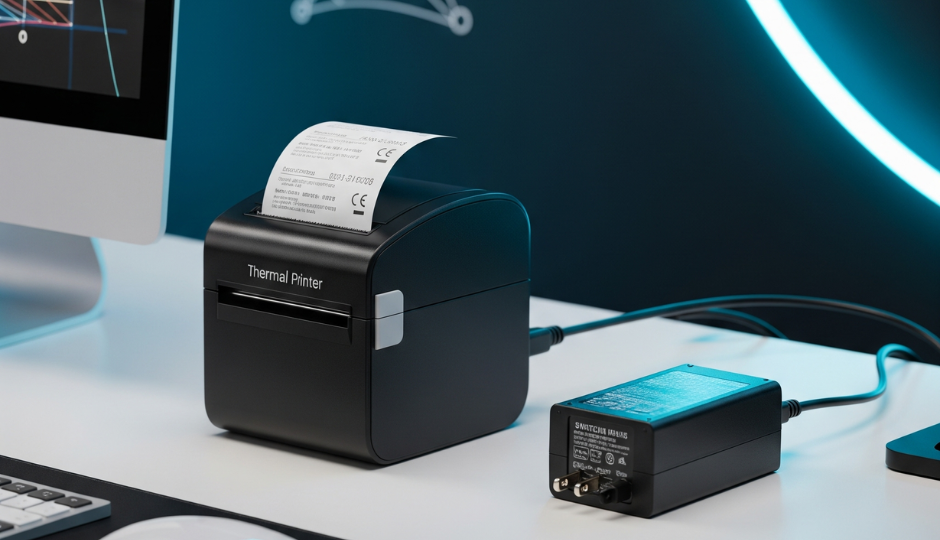 How Can an External Switching Power Adapter Improve the Stability and Lifespan of a Small Printer?