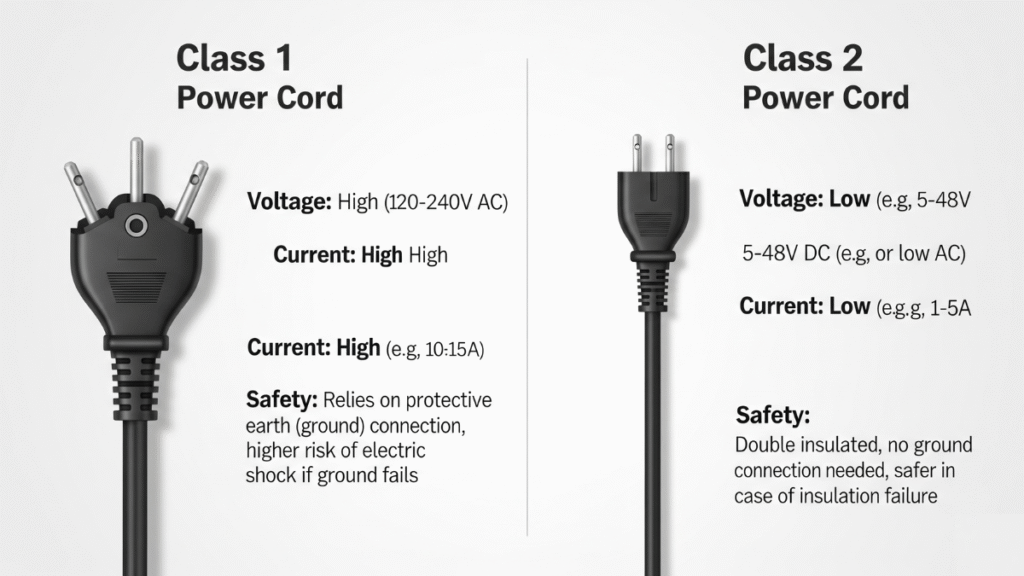 class 2 power supply cord