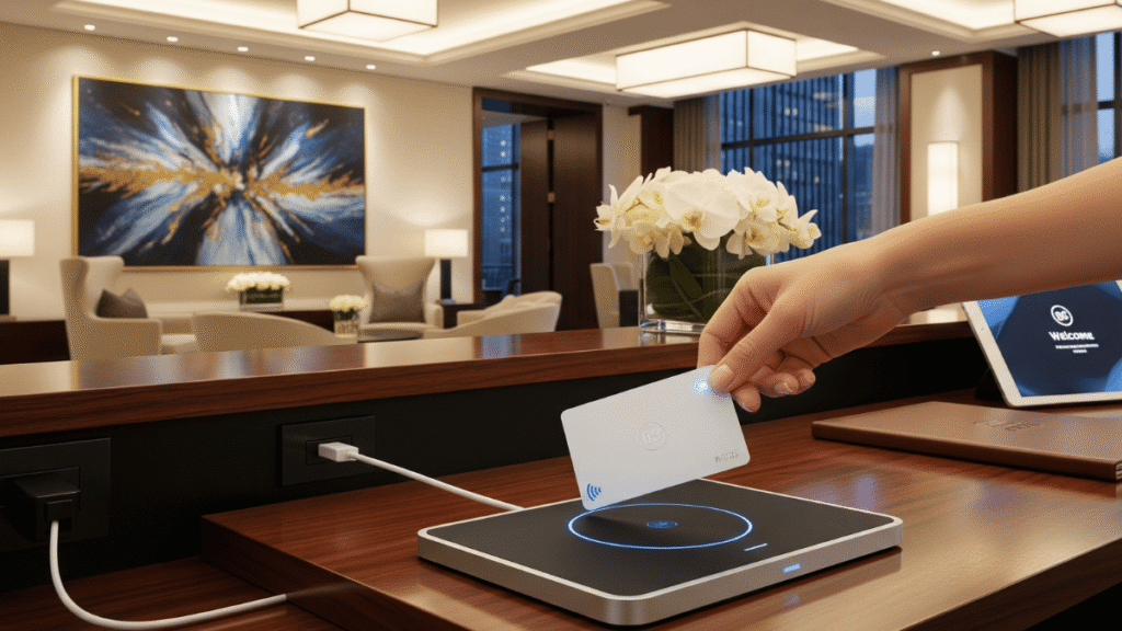 NFC wireless ITE power adapters