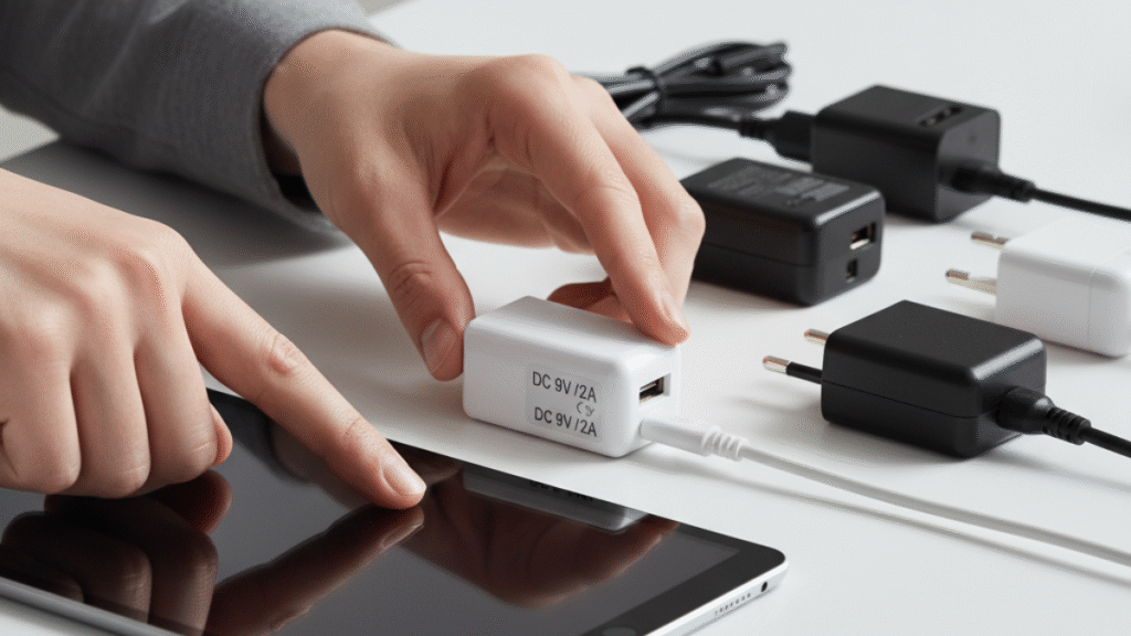 How to choose the appropriate voltage and current of a power adapter