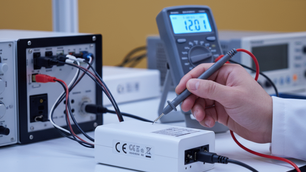 Why does a power adapter affect device stability?