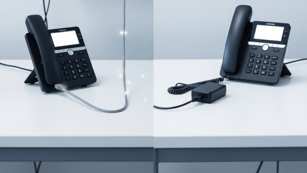 VoIP phone power supply