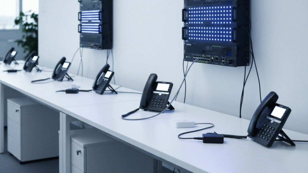 VoIP phone power supply