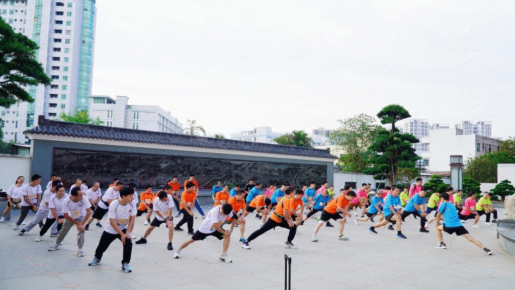 Quankang health walk event