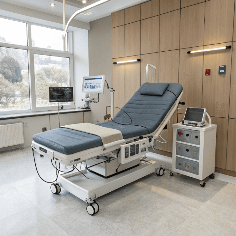 Electric physiotherapy bed power supply