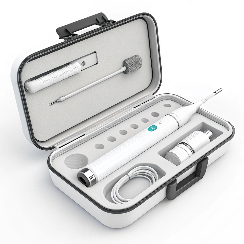 Portable dental cleaning device power supply