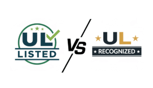 What is the Difference Between UL Listed and UL Recognized in Power Supplies