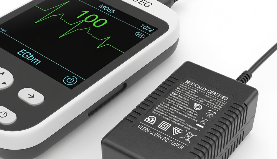 Why Does a Remote ECG Monitor Depend on a Specialized Power Adapter