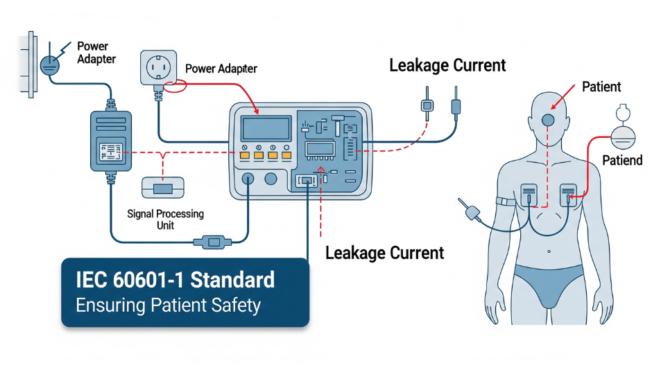 ECG devices medical power supply