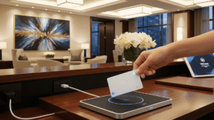 NFC wireless ITE power adapters