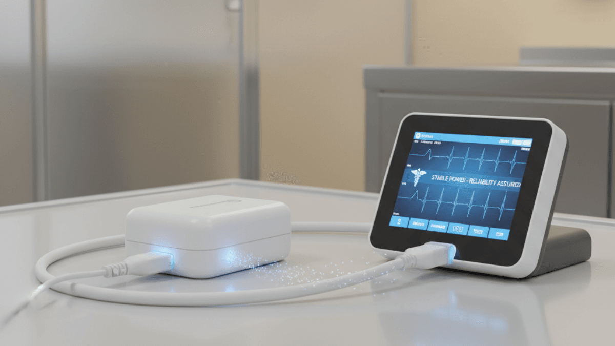 Why does a power adapter affect device stability?