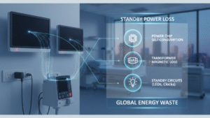 standby power consumption of medical power supplies