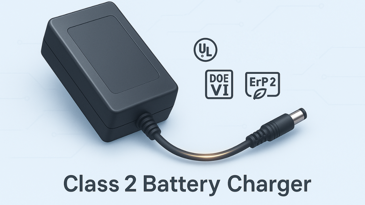 Class 2 battery charger