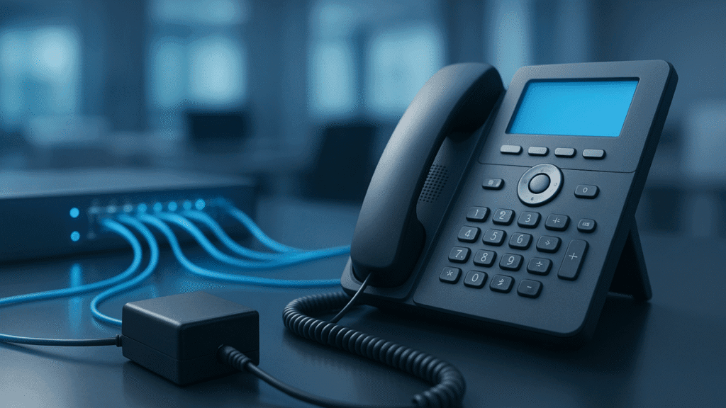 VoIP phone power supply